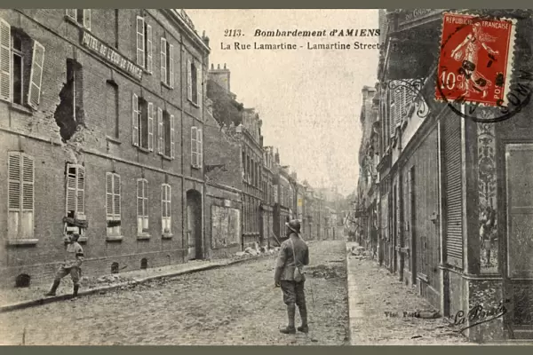 The ruins of Amiens - post WWI