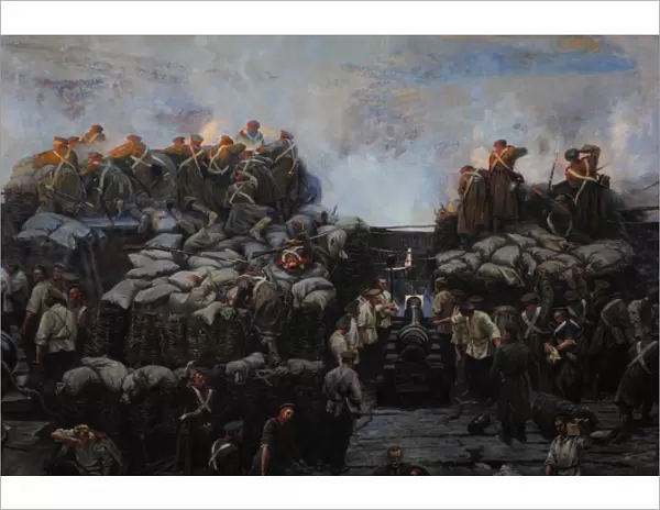 Crimean War (1853-1856). Siege of Sevastopol, 1854-1855, by