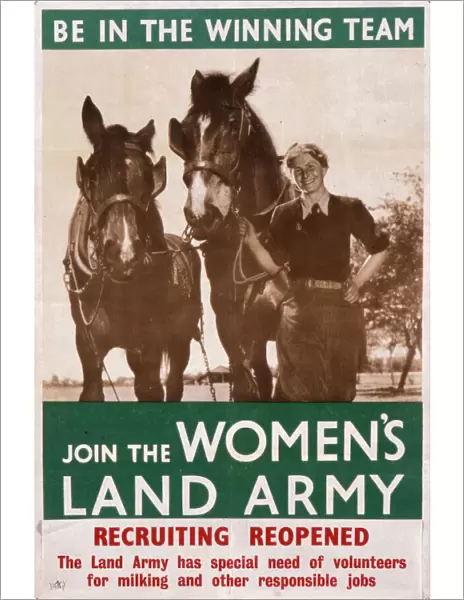 Womens Land Army poster