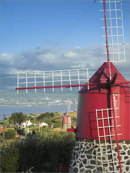 Traditional Windmill, Faial Island, Azores, Portugal