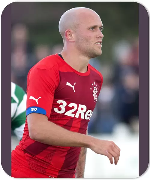 Rangers Nicky Law in Action: Pre-Season Friendly vs Buckie Thistle - Scottish Cup Champion