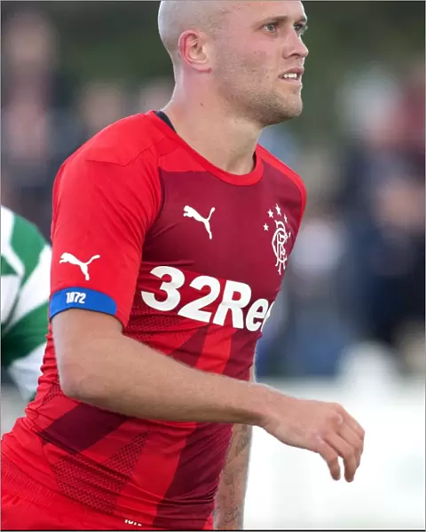 Rangers Nicky Law in Action: Pre-Season Friendly vs Buckie Thistle - Scottish Cup Champion