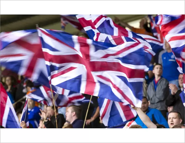 Rangers FC: A Sea of Union Jacks at iPro Stadium - Scottish Cup Champions Triumph (2003)