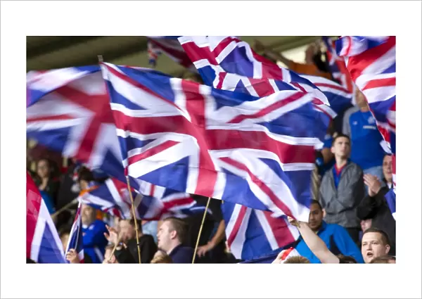 Rangers FC: A Sea of Union Jacks at iPro Stadium - Scottish Cup Champions Triumph (2003)