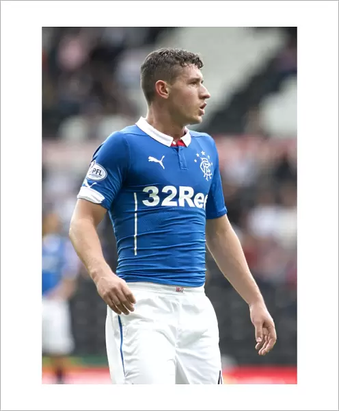 Rangers vs Derby County: Fraser Aird in Action at iPro Stadium - Friendly Match
