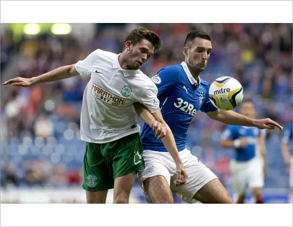 Intense Rivalry: Lee Wallace vs Sam Stanton Battle for the Petrofac Training Cup at Ibrox Stadium