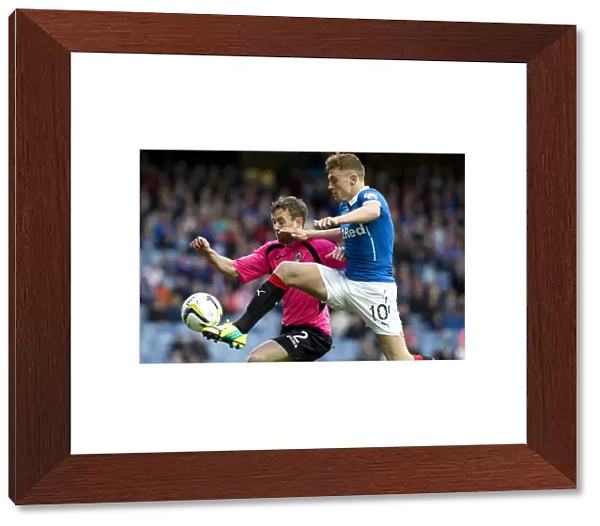 Rangers vs Clyde: A Fight for the Petrofac Training Cup - Ibrox Stadium: Lewis Macleod vs Scott Durie