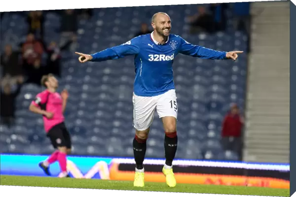 Rangers Kris Boyd's Hat-Trick: Petrofac Training Cup Second Round Triumph over Clyde at Ibrox Stadium