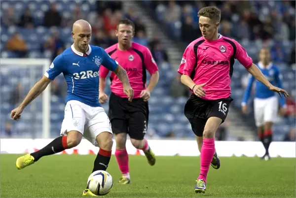 A Clash of Young Talents: Nicky Law (Rangers) vs Gordon Young (Clyde) - Ibrox Stadium, Petrofac Training Cup Second Round