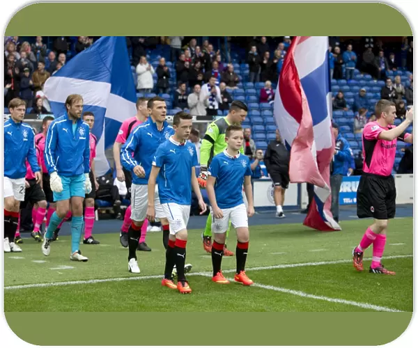 Rangers FC: Lee McCulloch Kicks Off Petrofac Training Cup Match Against Clyde at Ibrox Stadium