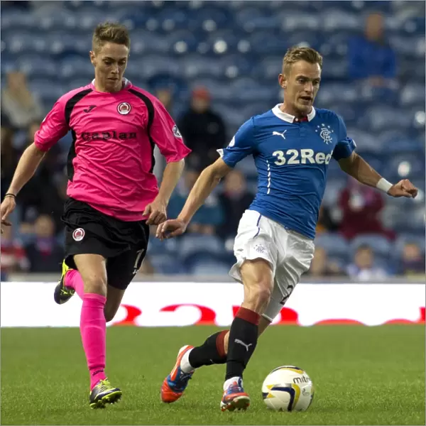 Rangers Dean Shiels in Action: Ibrox's Scottish Cup Heroes vs Clyde (Petrofac Training Cup Second Round, 2003)