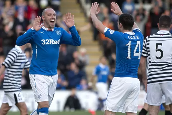 Rangers Kris Boyd: 15-Year-Old Prodigy Celebrates Goal in Scottish League Cup Victory (2003)
