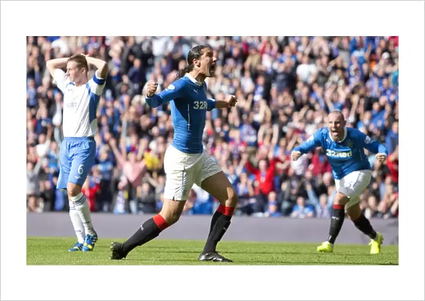 Rangers Bilel Mohsni: Dramatic Goal and Scottish Cup Victory Celebration at Ibrox Stadium