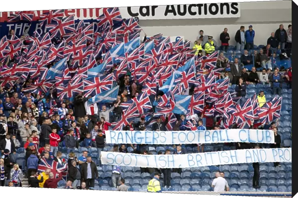 Rangers Football Club: Triumphant Fans Celebrate Scottish Cup Victory (2003) - Scottish Cup Winners Banner