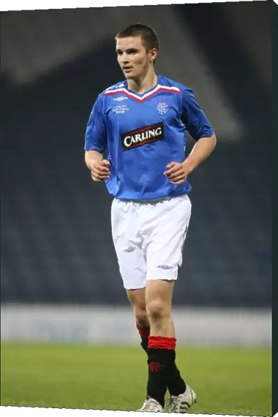 Rangers Youths vs Celtic Youths Final at Hampden Park: Thrilling Moment with Jamie Ness in Action (2008 Youth Cup)