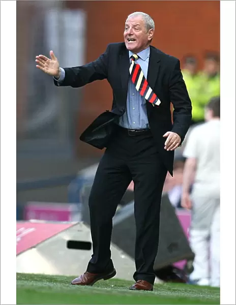 Rangers Triumph: Walter Smith Celebrates 1-0 Victory Over Motherwell at Ibrox