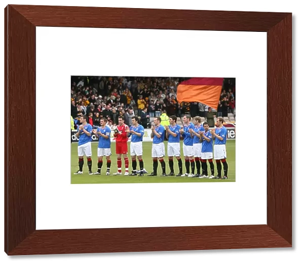 Moments of Respect: A Tribute to Tommy Burns - Rangers and Motherwell Honor Him During 1-1 Clydesdale Bank Premier League Match