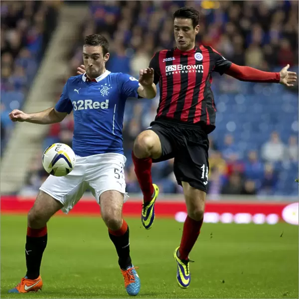 Scottish League Cup Quarterfinal: A Showdown Between Rangers Lee Wallace and St. Johnstone's Brian Graham at Ibrox Stadium