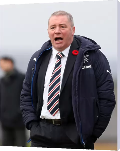 Ally McCoist Leads Rangers in Scottish Cup Battle against Dumbarton, 2014