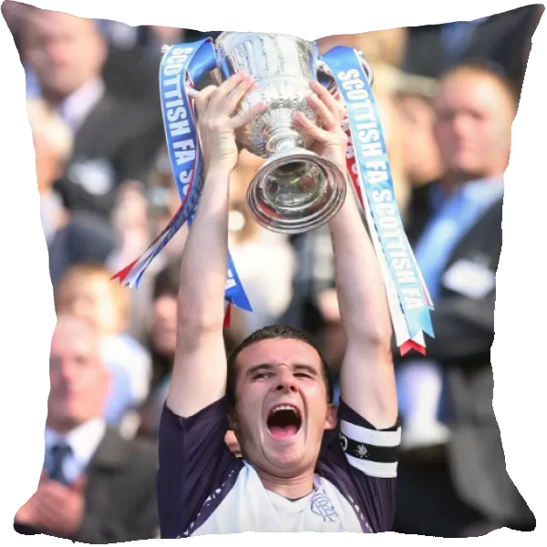 Rangers Football Club: Barry Ferguson Leads the Team to Scottish Cup Victory over Queen of the South (2008)