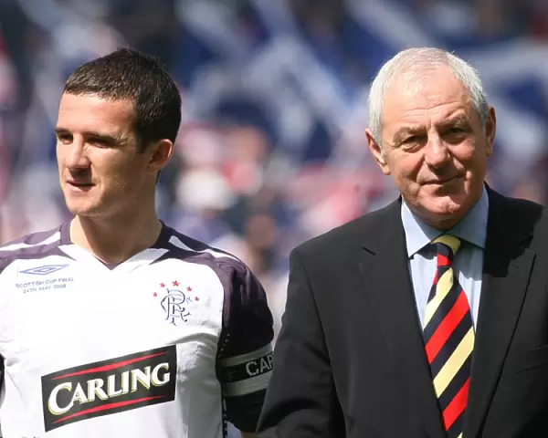 Rangers Football Club: Scottish Cup Champions 2008 - Walter Smith and Barry Ferguson Celebrate Victory