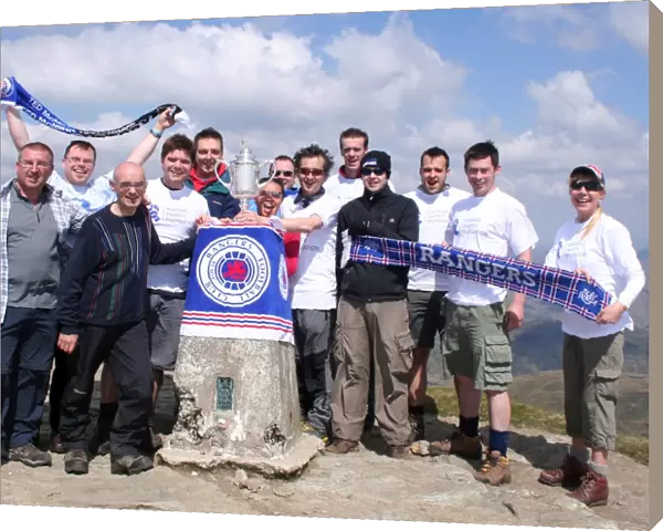 Rangers Football Club: A Sea of Blue in Unity for Charity at the Ben Lomond Challenge 2008