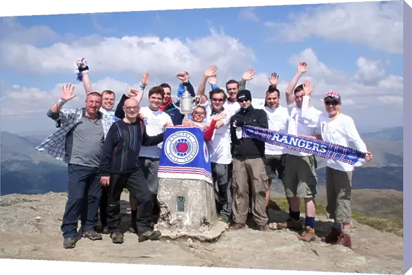 A Sea of Blue: Rangers Football Club Unites for Charity at the Ben Lomond Challenge 2008