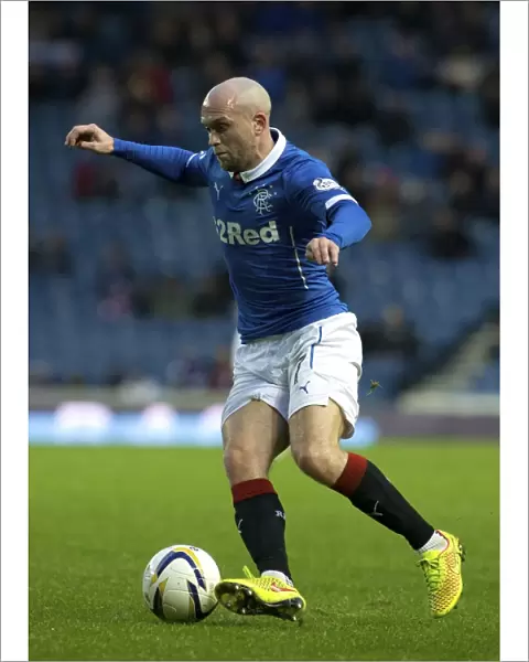 Nicky Law in Action: Rangers Midfielder at Ibrox Stadium during Rangers Scottish Cup Victory (2003)