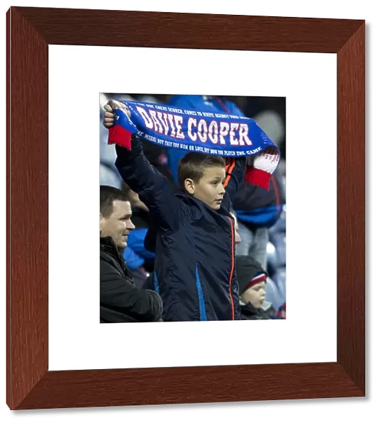 Rangers FC: A Fan's Tribute to Davie Cooper at Ibrox Stadium during Rangers vs Livingston, SPFL Championship