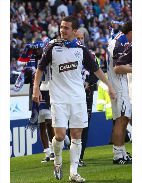 Rangers Glory: Barry Ferguson Lifts the Scottish Cup After Triumphing Over Queen of the South (2008)