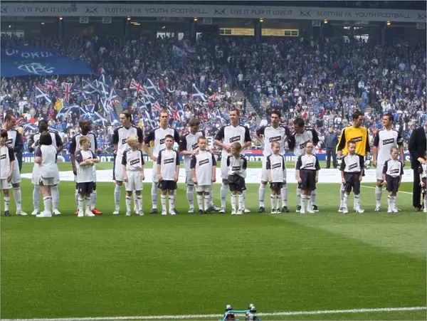 Rangers FC 2008 Scottish Cup Final: Team Line-up vs. Queen of the South at Hampden Park - Champions
