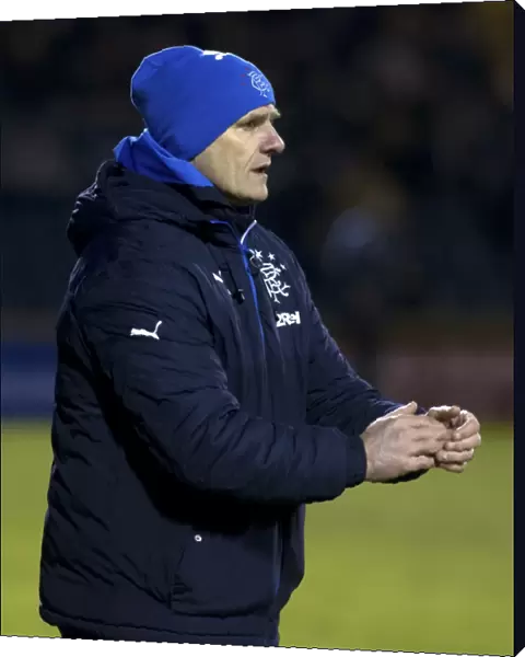 Rangers Assistant Manager Gordon Durie at Starks Park: Scottish Championship Showdown Against Raith Rovers, Scottish Cup Champions 2003