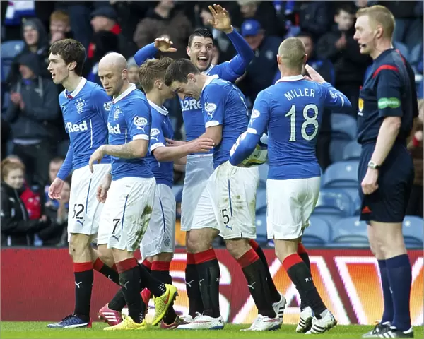Haris Vuckic Scores First Goal for Rangers at Ibrox Stadium in Scottish Championship Match against Cowdenbeath