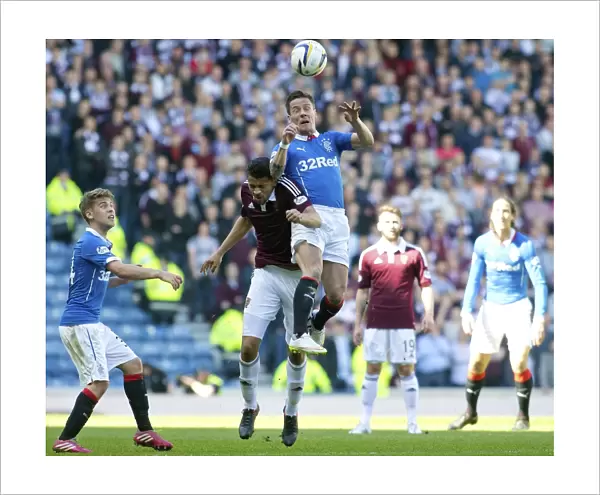 Rangers vs Heart of Midlothian: Clash at Ibrox Stadium - Ian Black vs Osman Sow in Intense Scottish Championship Face-Off
