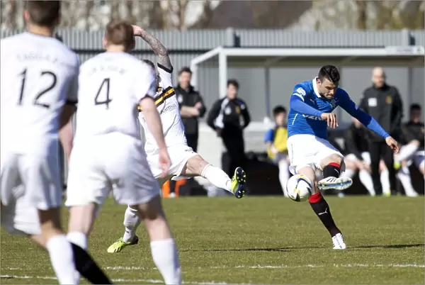 Rangers Haris Vuckic Scores the Winning Goal in Scottish Championship Match Against Dumbarton
