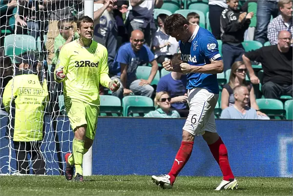 Rangers Football Club: McCulloch and Bell's Jubilant Moment after Securing Scottish Premiership Play-Off Victory