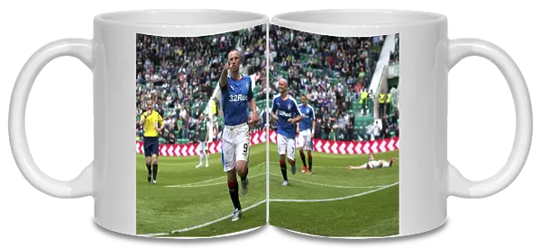 Rangers Kenny Miller Scores First Goal Against Hibernian in Petrofac Training Cup