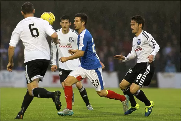 Rangers FC's Jason Holt in Petrofac Training Cup Action at Ayr United's Somerset Park