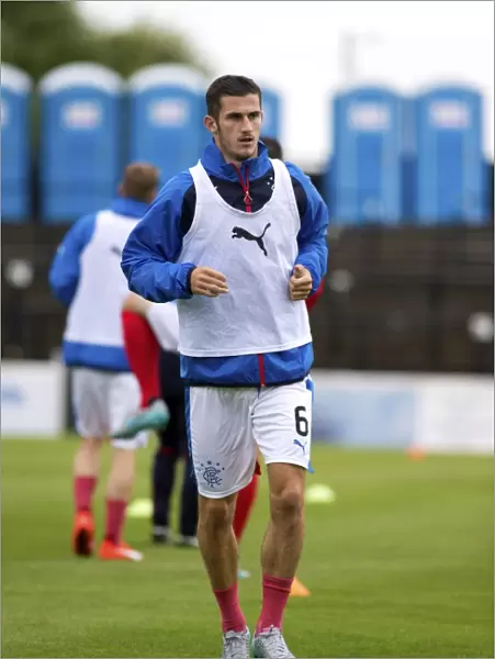 Rangers FC's Dominic Ball Prepares for Petrofac Training Cup Second Round at Somerset Park