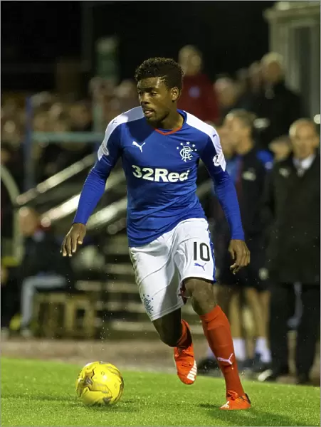 Rangers Nathan Oduwa in Action Against Ayr United in the Petrofac Training Cup