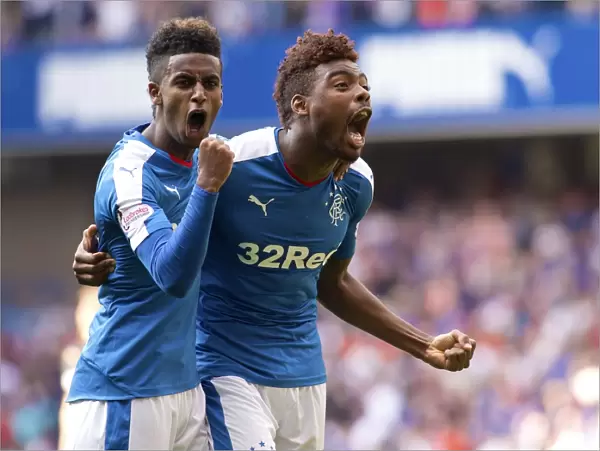 Rangers Football Club: Zelalem and Oduwa's Thrilling Championship Victory Celebration at Ibrox Stadium