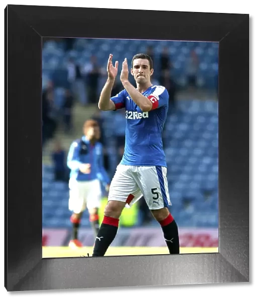 Rangers Captain Lee Wallace Leading the Charge at Ibrox Stadium