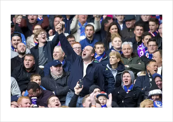 Euphoria at Ibrox: Rangers Fans Celebrate Scottish Cup Victory