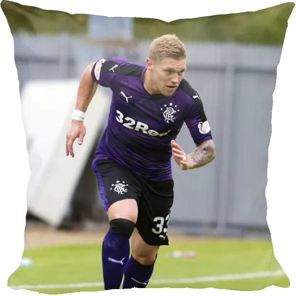 Rangers Martyn Waghorn in Action: Ladbrokes Championship Clash against Dumbarton at The Cheaper Insurance Direct Stadium