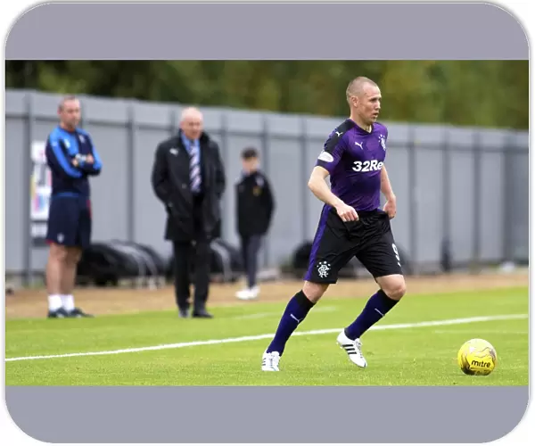 Rangers Kenny Miller in Action at Dumbarton's The Cheaper Insurance Direct Stadium (Scottish Cup Winning Moment)