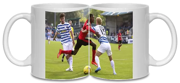 Rangers vs Greenock Morton: Clash between Nathan Oduwa and Conor Pepper in Ladbrokes Championship Action