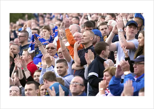 Rangers FC's Scottish Cup Triumph at Cappielow Park (2003): A Sea of Celebrating Fans