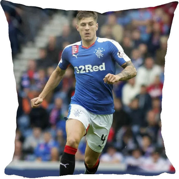 Rangers Rob Kiernan in Action at Ibrox Stadium: Rangers vs Queen of the South (Scottish Cup Championship Match, 2003)