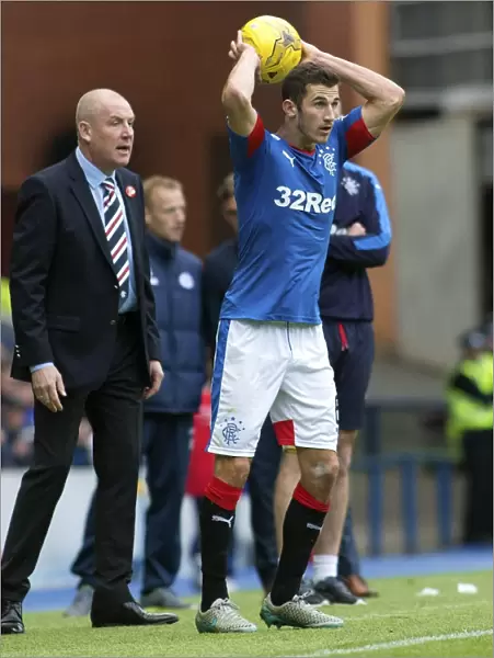 Dominic Ball at Ibrox: Rangers vs Queen of the South - Ladbrokes Championship Match