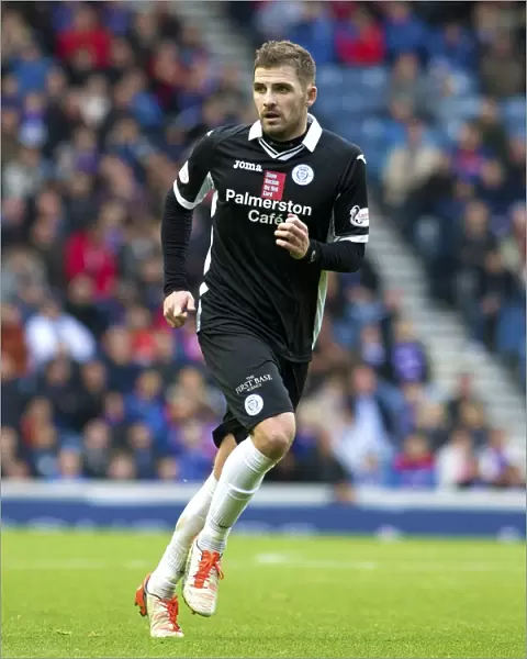 Kyle Hutton at Ibrox Stadium: Ladbrokes Championship Clash between Rangers and Queen of the South (Scottish Cup Champions 2003)